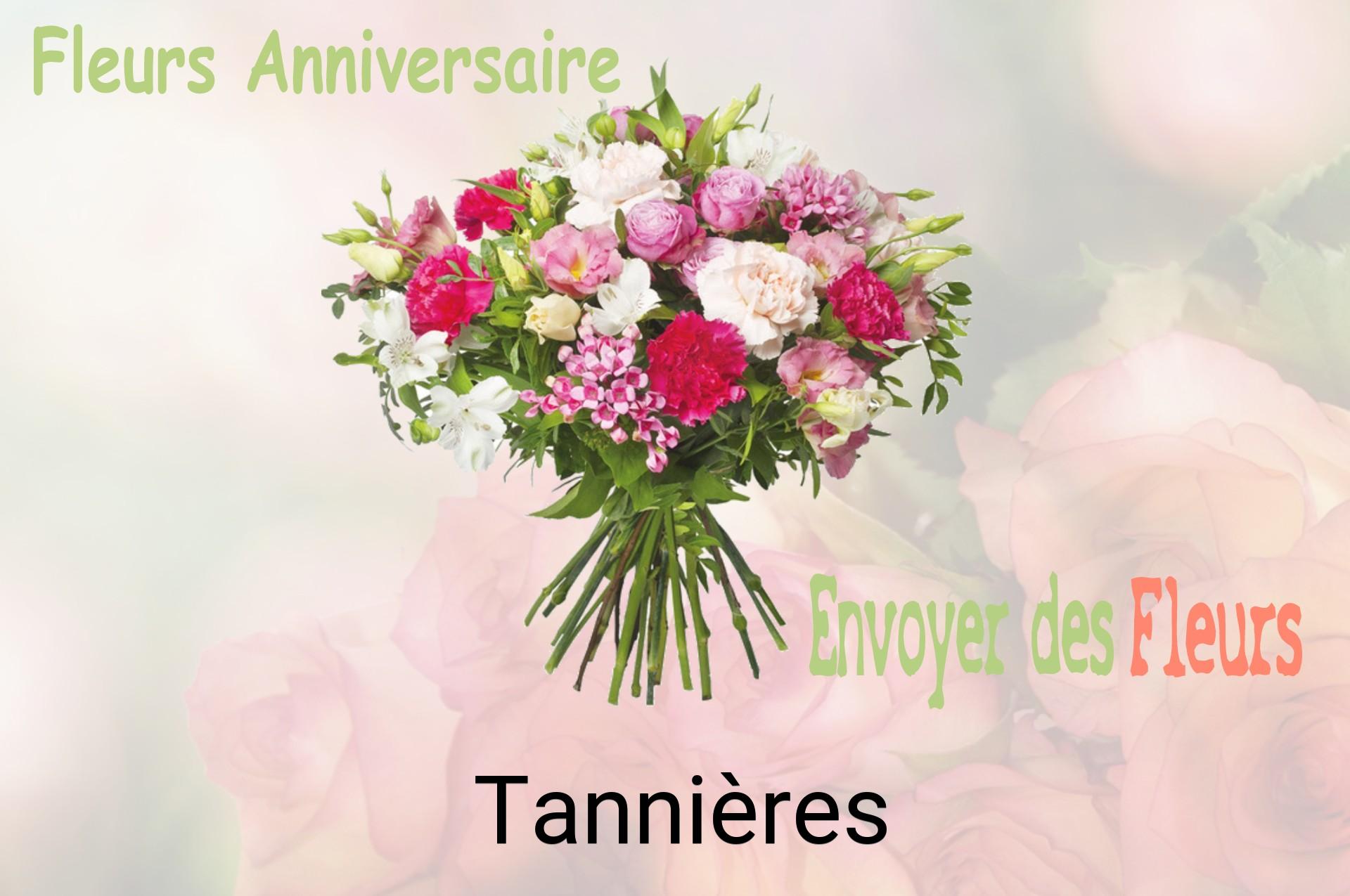 Bouquet de fleurs d’anniversaire livré à Tannières