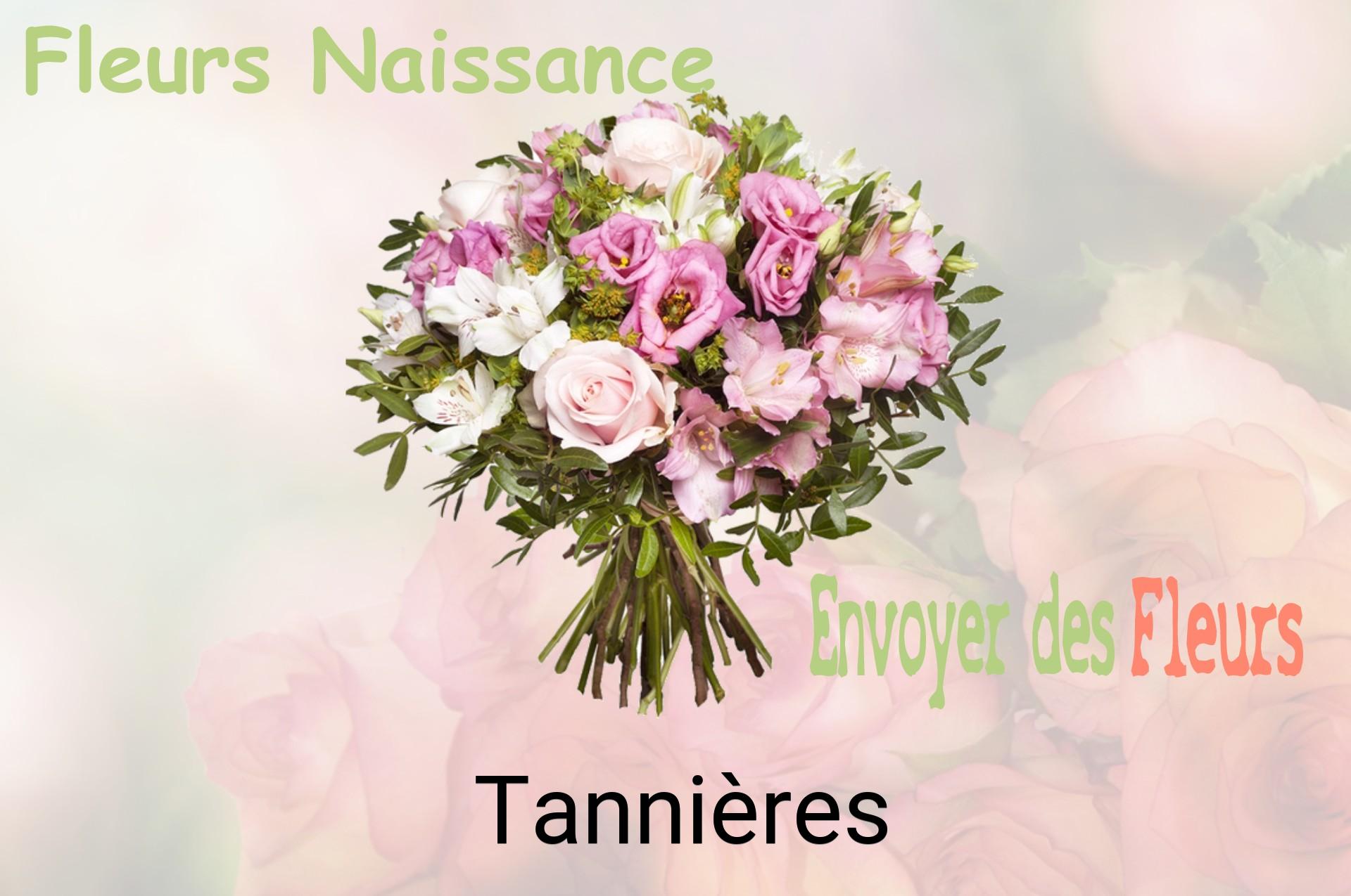 Bouquet de fleurs de naissance livré à Tannières
